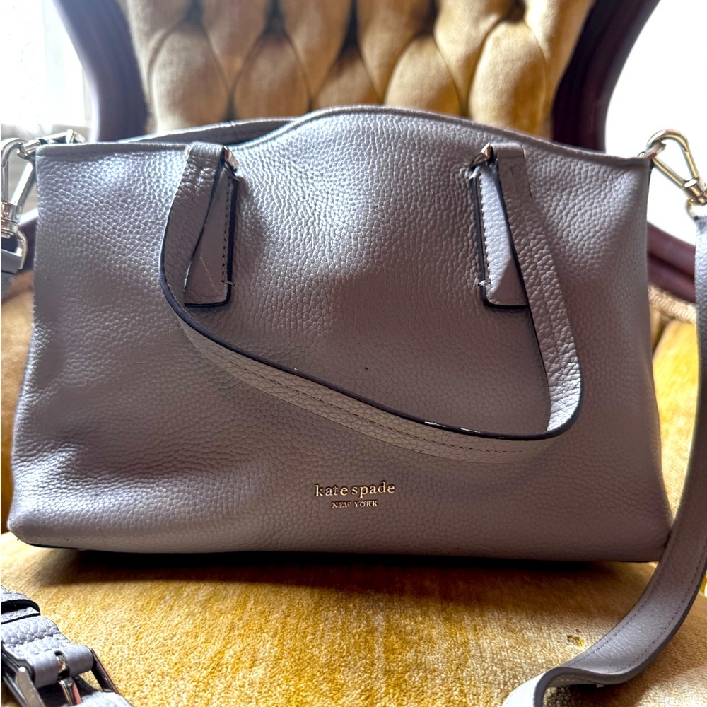 Kate Spade Gray Leather purse